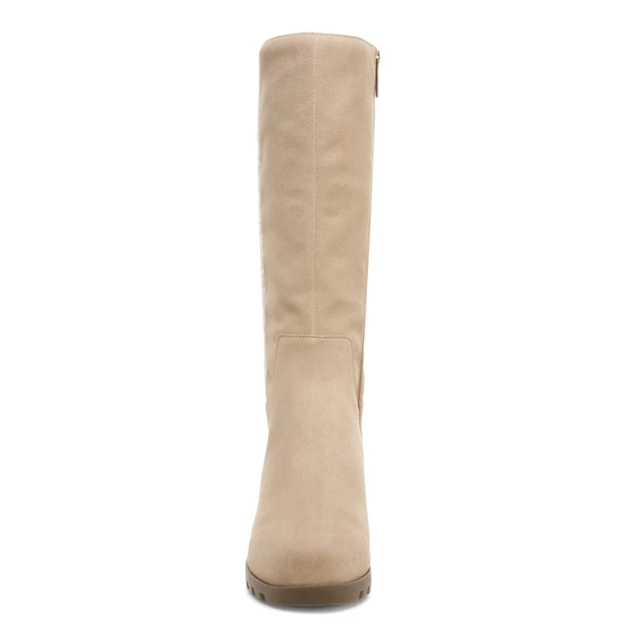 VIONIC Women's Waterproof Tall Boots in Wheat - Brenna Style for Comfort & Durability