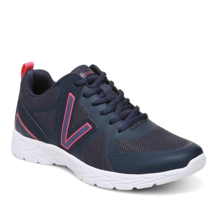 VIONIC Women's Miles II Wide Width Sneakers for Comfort and Support