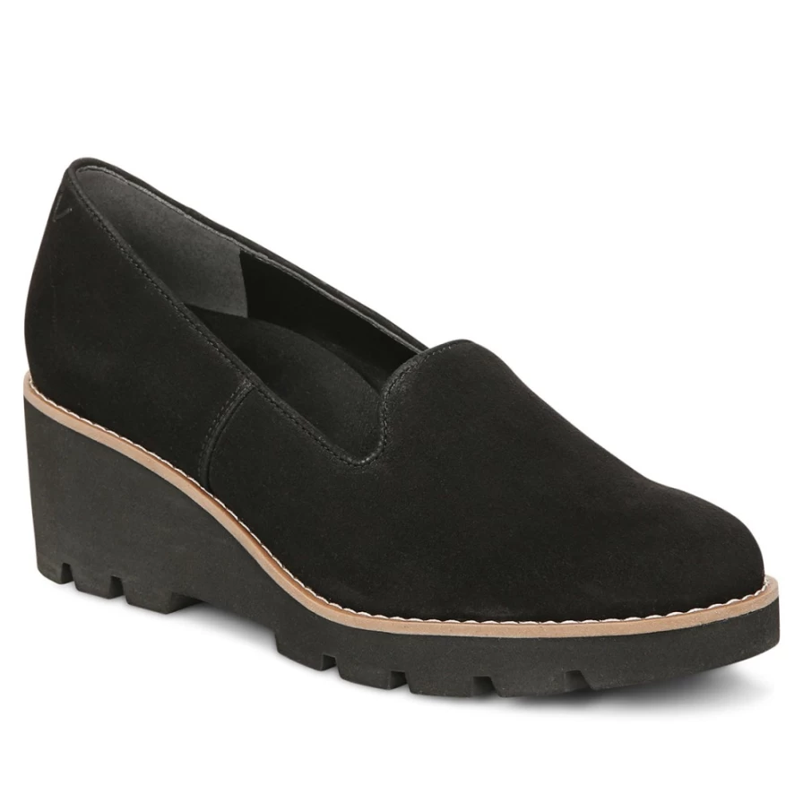 VIONIC Women's Willa Wedge Comfort Sandals - Arch Support & Cushioned Footbed