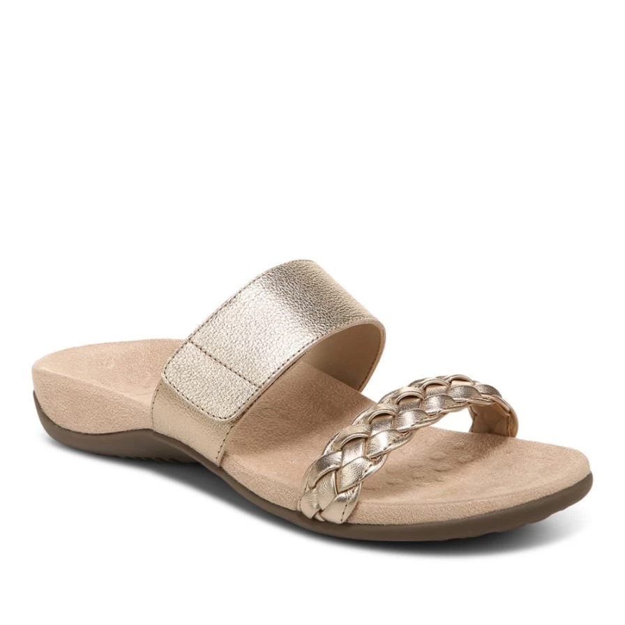 VIONIC Women's Jeanne Slide Sandals – Comfortable & Stylish Summer Footwear