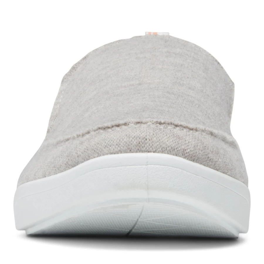 VIONIC Women's Light Grey Jersey Malibu Slip-On Shoes