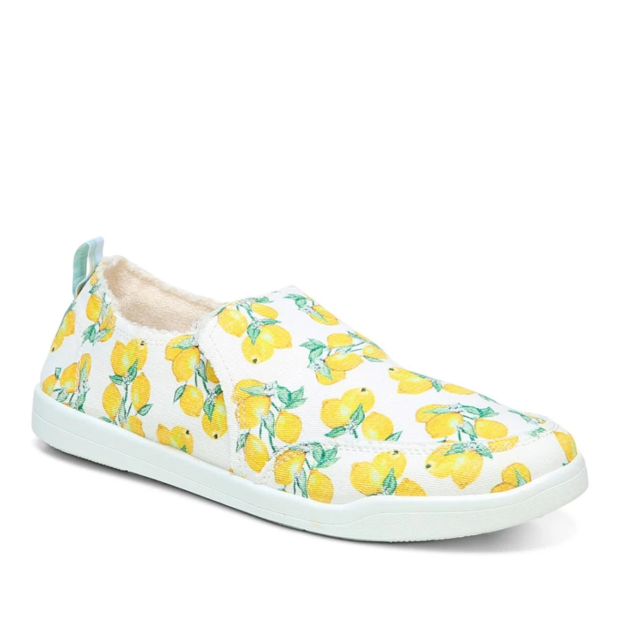VIONIC Women's Malibu Slip-On Shoes with Fruit Design - Comfortable & Stylish