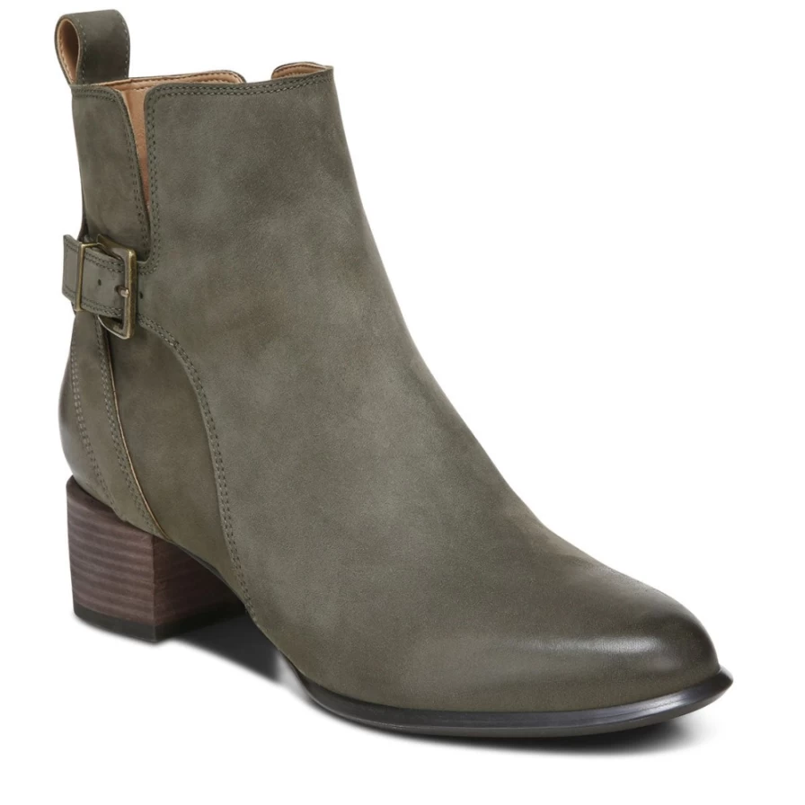 VIONIC Women's Sienna Waterproof Booties – Slip-Resistant Comfortable Ankle Boots for Wet Weather